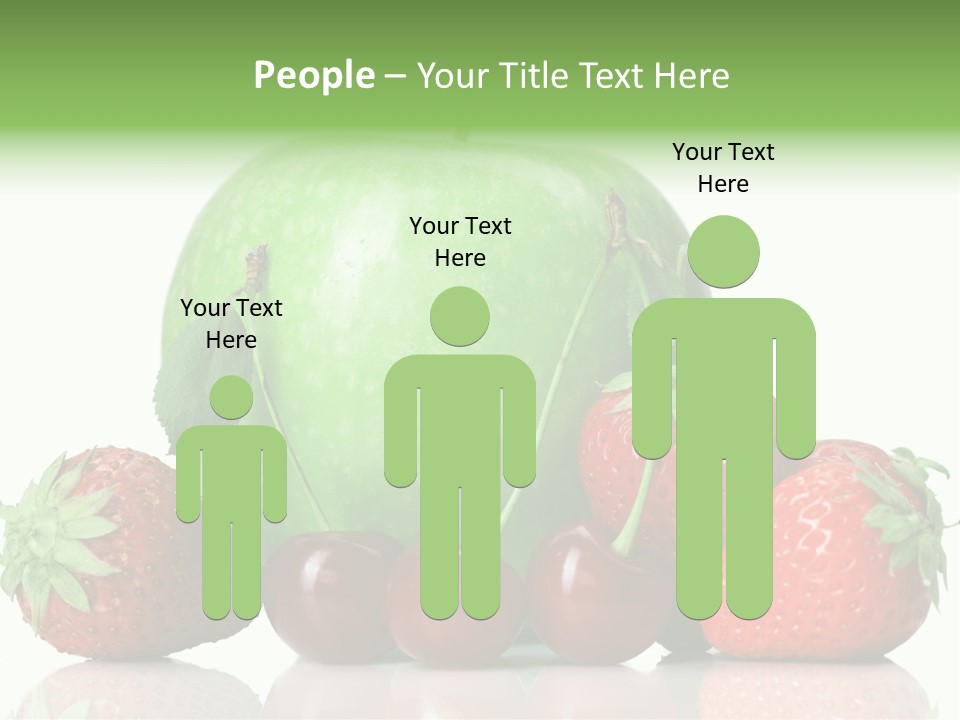 Black Fresh Dessert PowerPoint Template