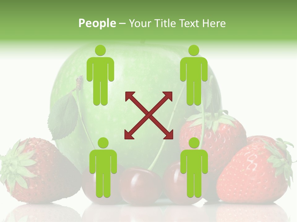 Black Fresh Dessert PowerPoint Template