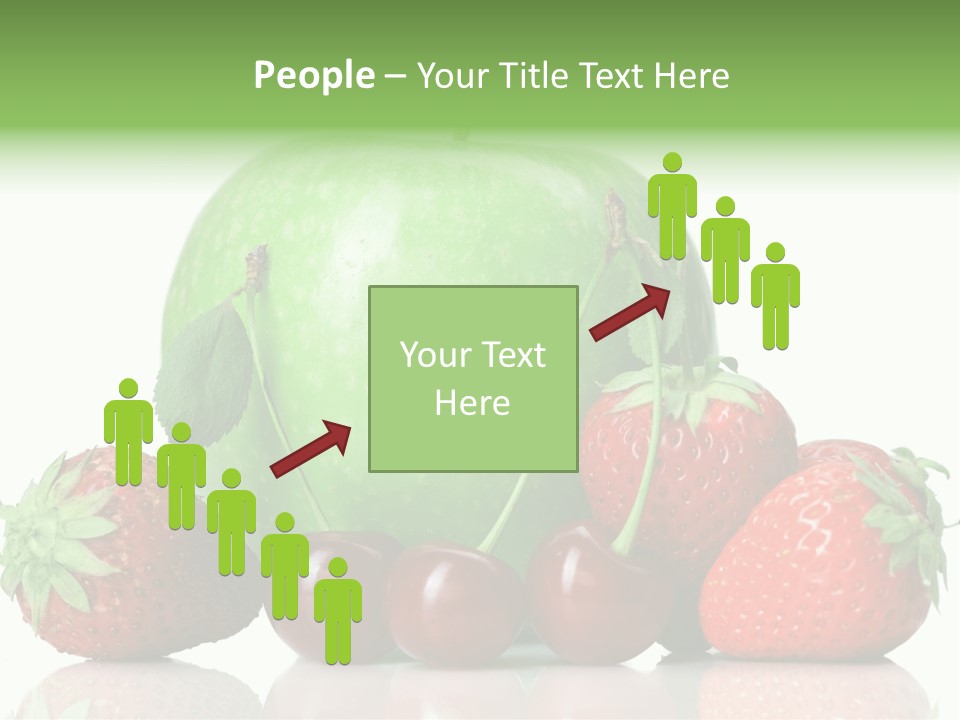 Black Fresh Dessert PowerPoint Template