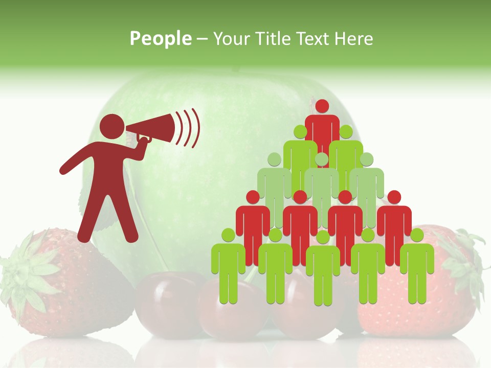 Black Fresh Dessert PowerPoint Template