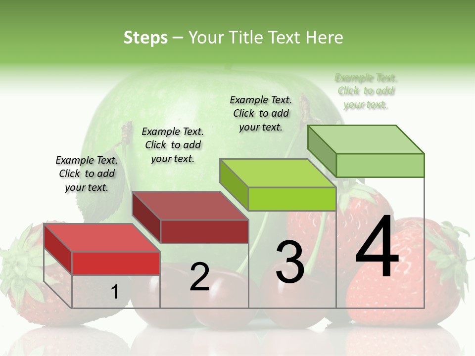 Black Fresh Dessert PowerPoint Template
