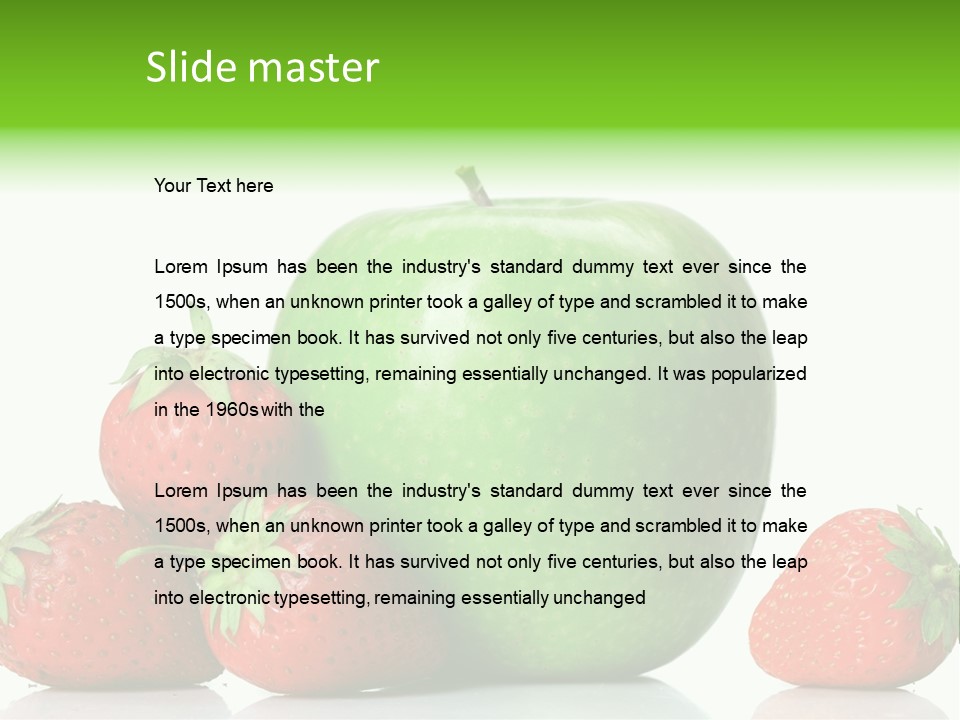 Black Red Refreshment PowerPoint Template