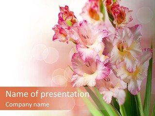 Gardening Close Floral PowerPoint Template