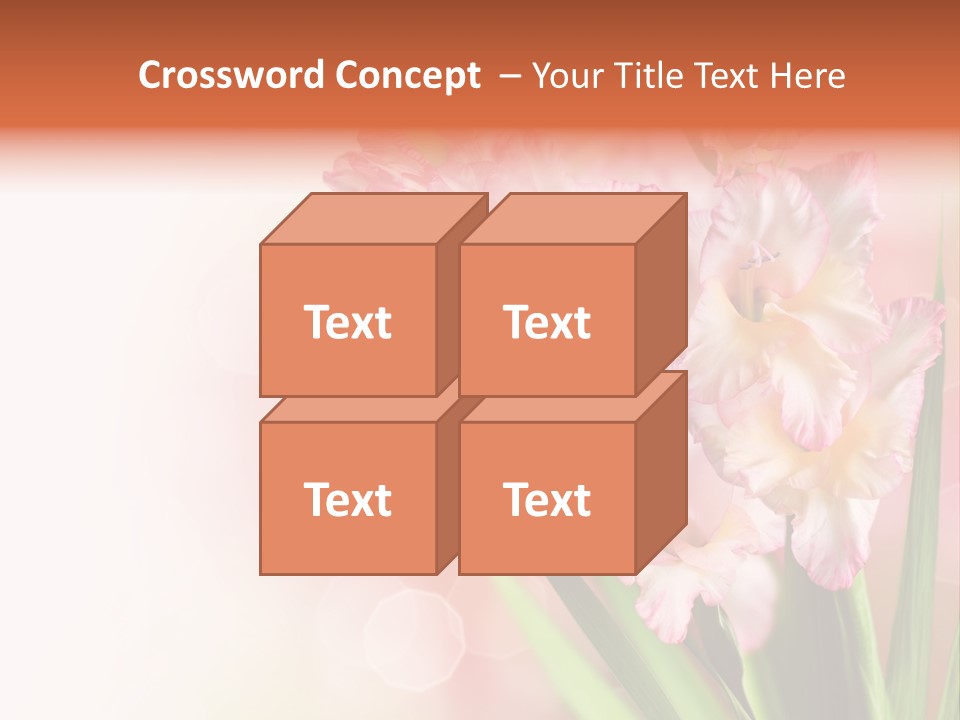 Gardening Close Floral PowerPoint Template