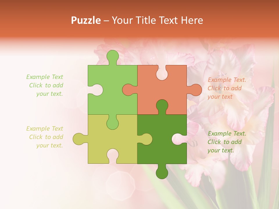 Gardening Close Floral PowerPoint Template