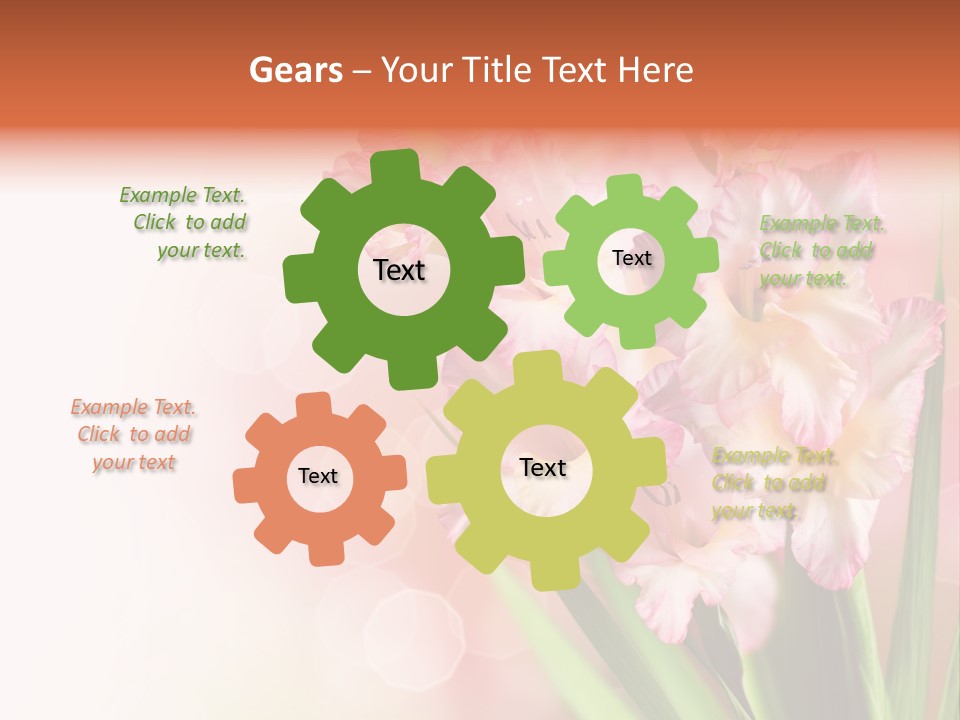 Gardening Close Floral PowerPoint Template