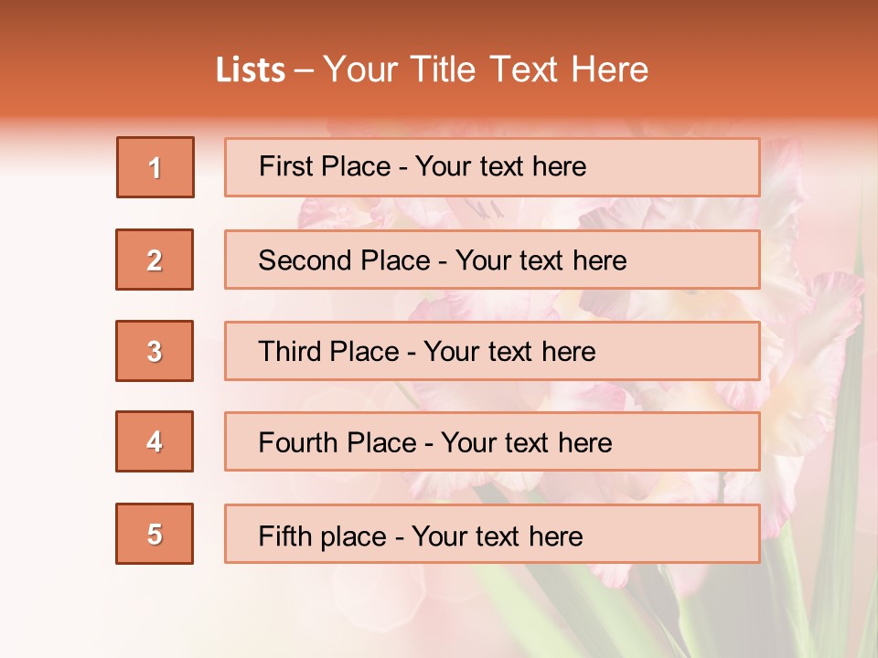 Gardening Close Floral PowerPoint Template