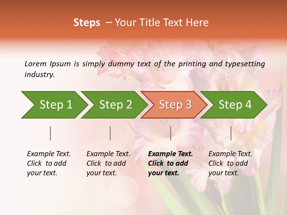 Gardening Close Floral PowerPoint Template