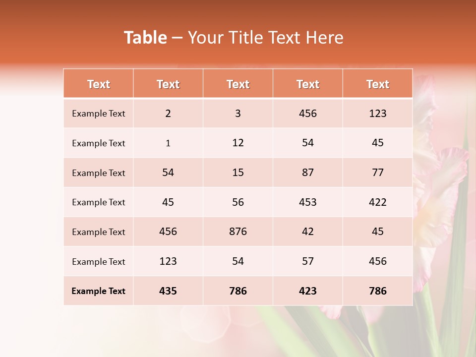 Gardening Close Floral PowerPoint Template