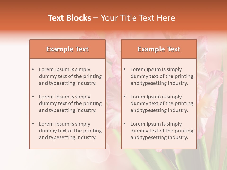 Gardening Close Floral PowerPoint Template