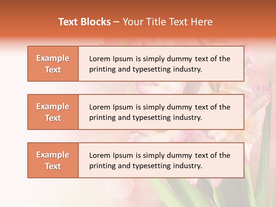 Gardening Close Floral PowerPoint Template