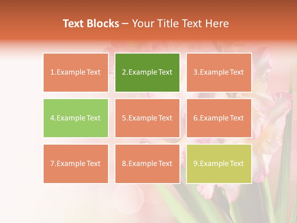 Gardening Close Floral PowerPoint Template