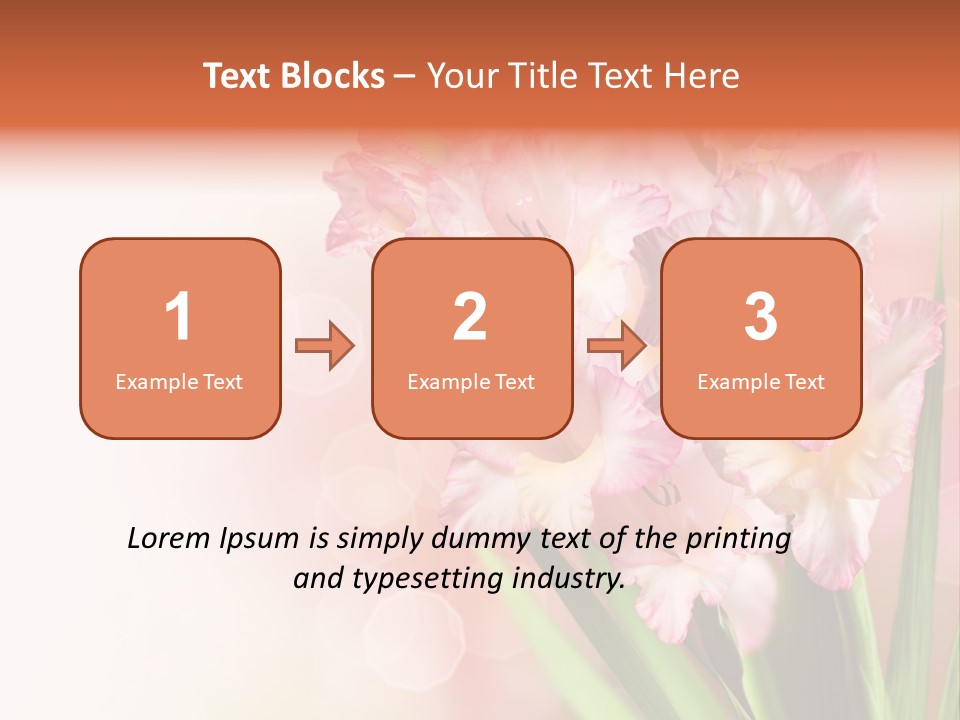 Gardening Close Floral PowerPoint Template