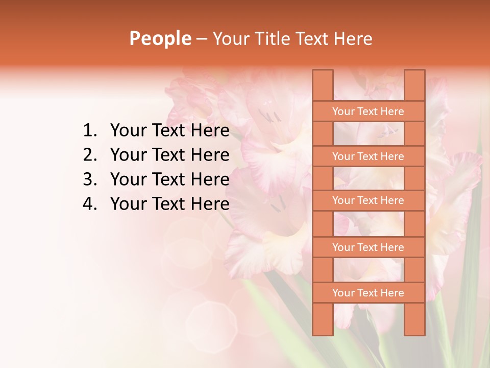 Gardening Close Floral PowerPoint Template