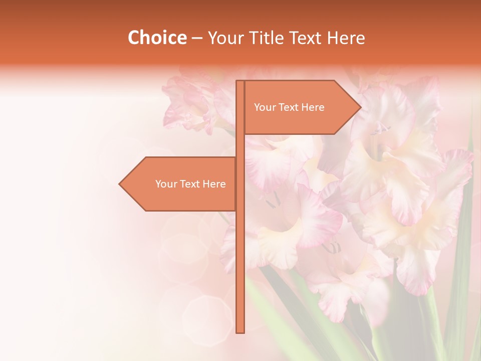 Gardening Close Floral PowerPoint Template