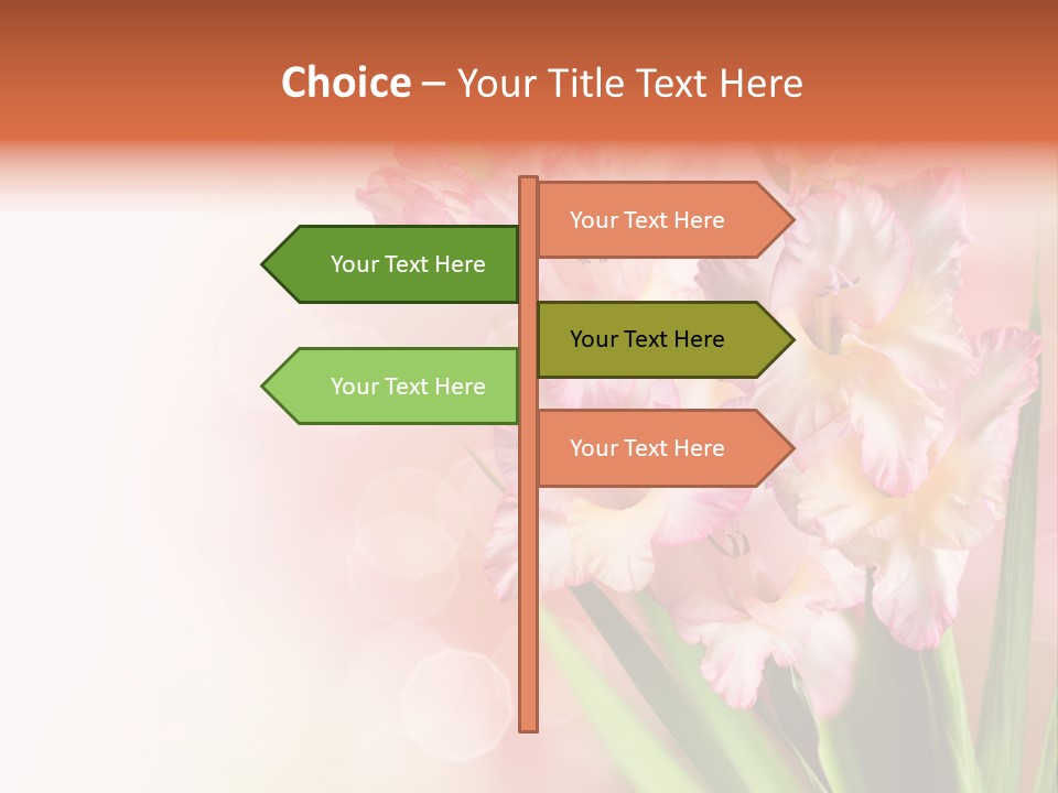 Gardening Close Floral PowerPoint Template