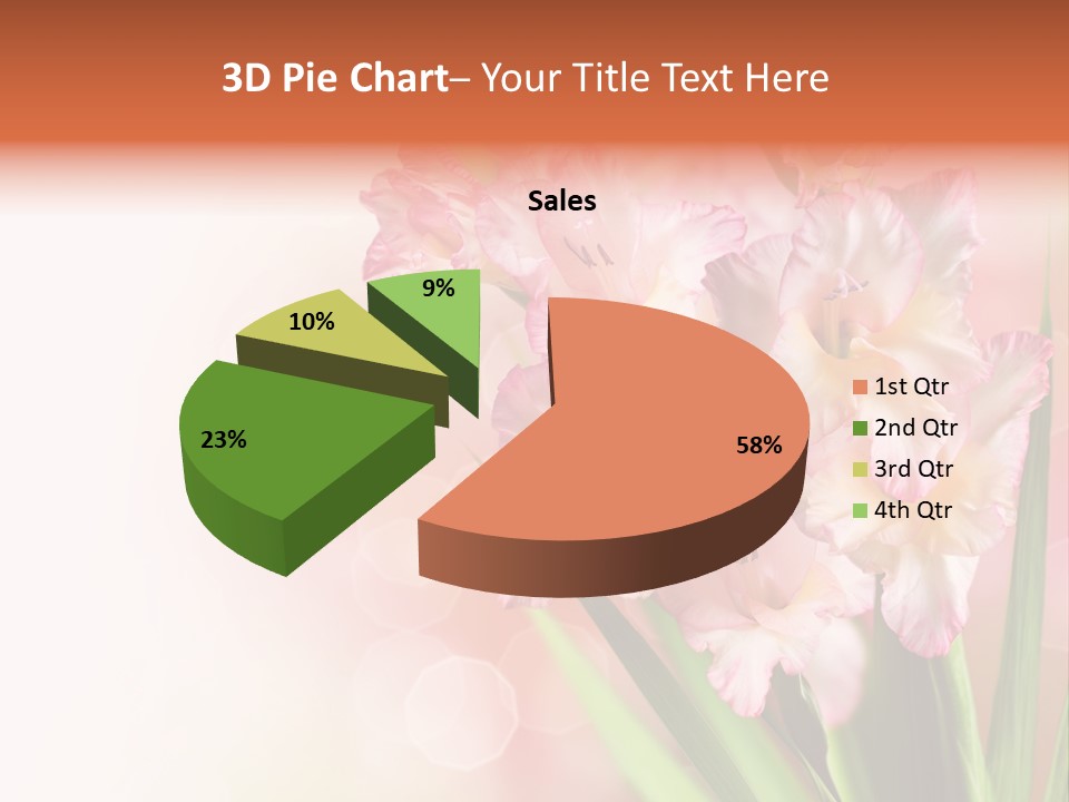 Gardening Close Floral PowerPoint Template