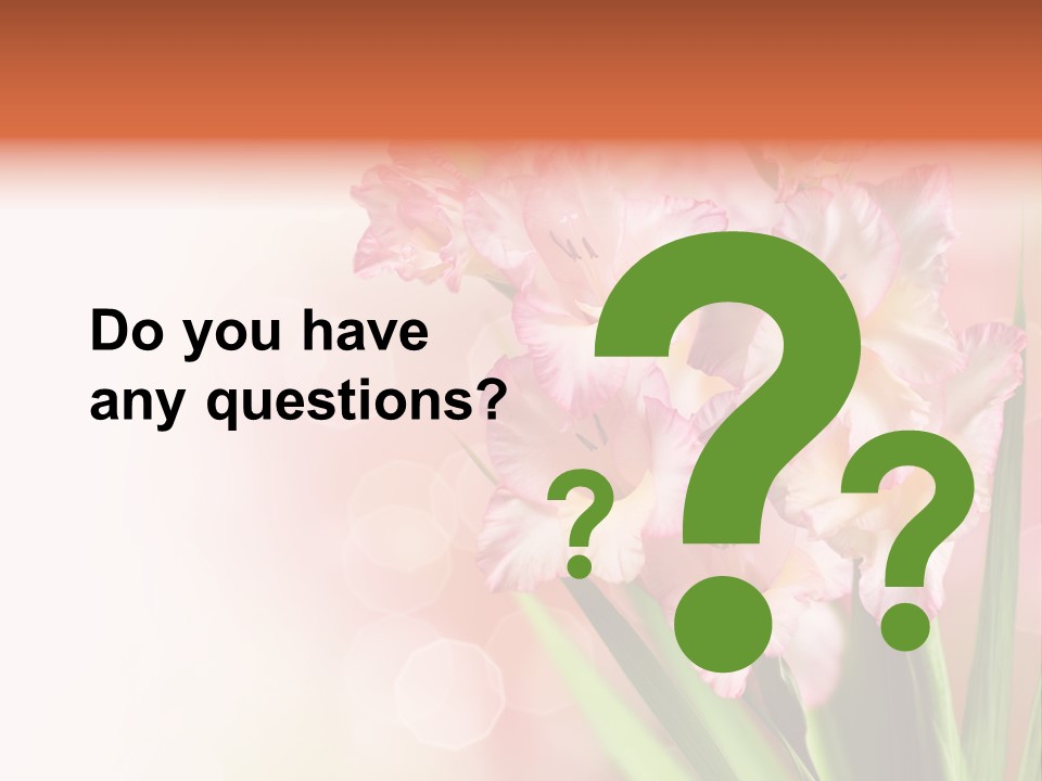 Gardening Close Floral PowerPoint Template