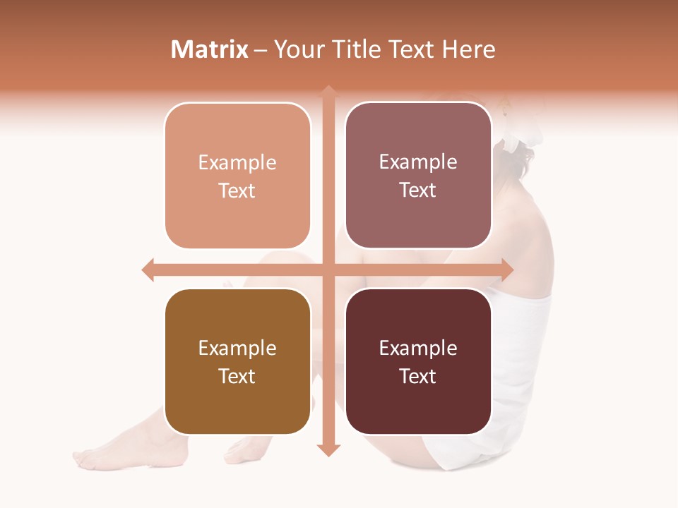 Towel Isolated Sexy PowerPoint Template