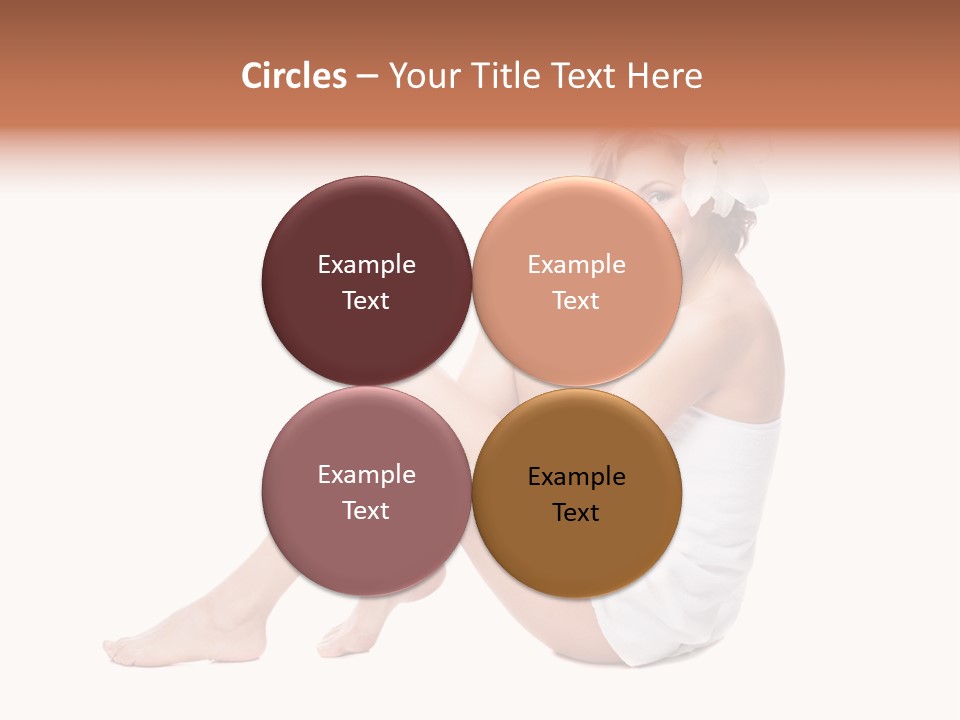 Towel Isolated Sexy PowerPoint Template