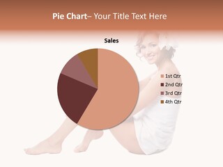 Towel Isolated Sexy PowerPoint Template