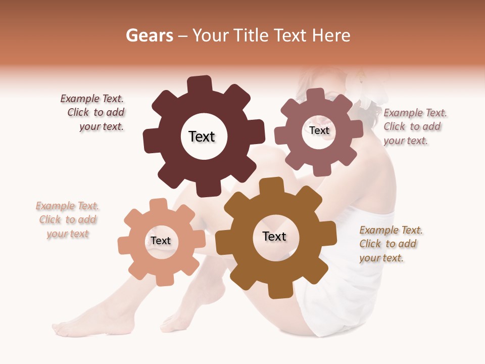 Towel Isolated Sexy PowerPoint Template