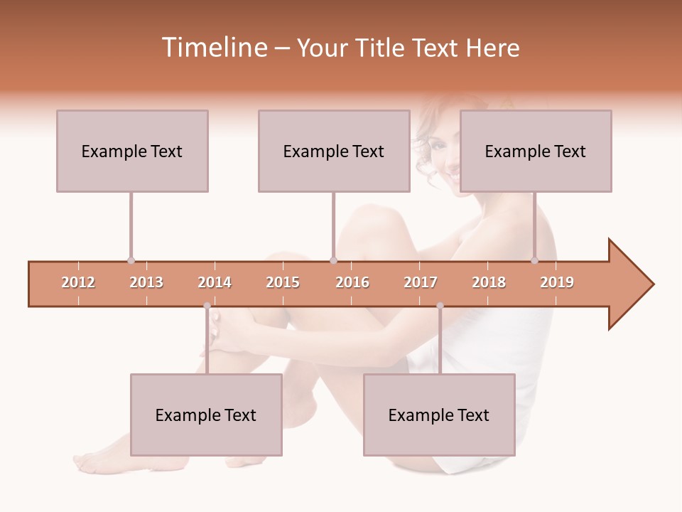 Towel Isolated Sexy PowerPoint Template