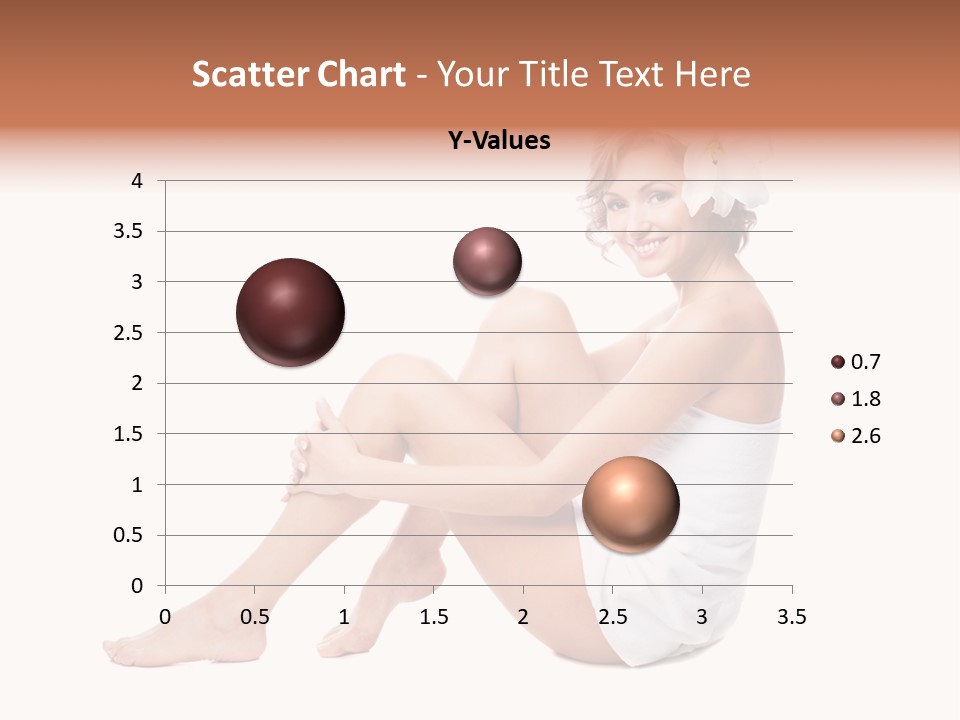 Towel Isolated Sexy PowerPoint Template