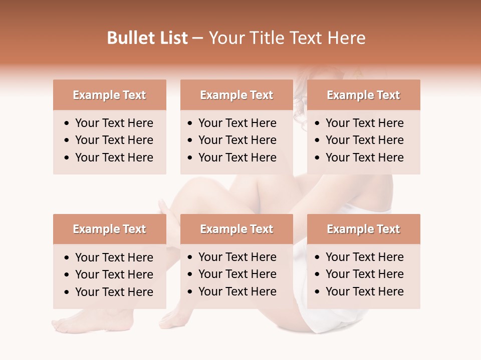 Towel Isolated Sexy PowerPoint Template