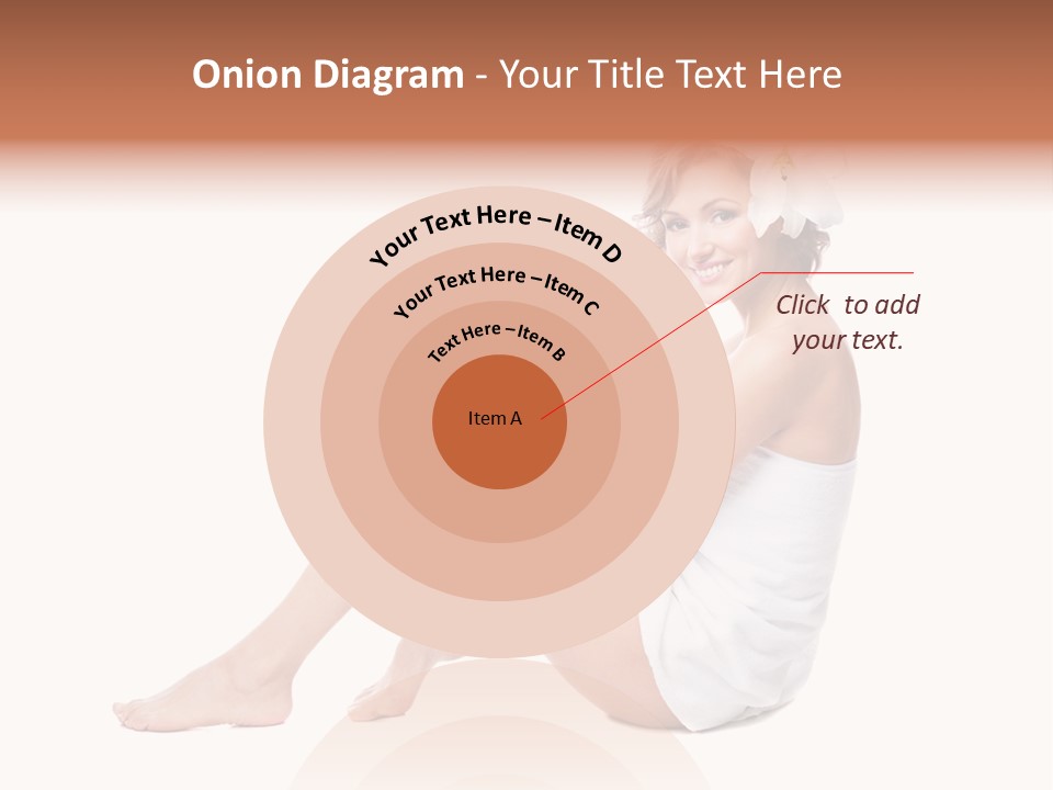 Towel Isolated Sexy PowerPoint Template