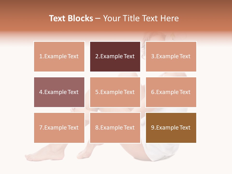 Towel Isolated Sexy PowerPoint Template