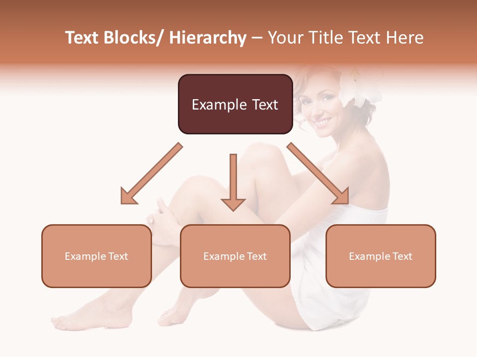 Towel Isolated Sexy PowerPoint Template