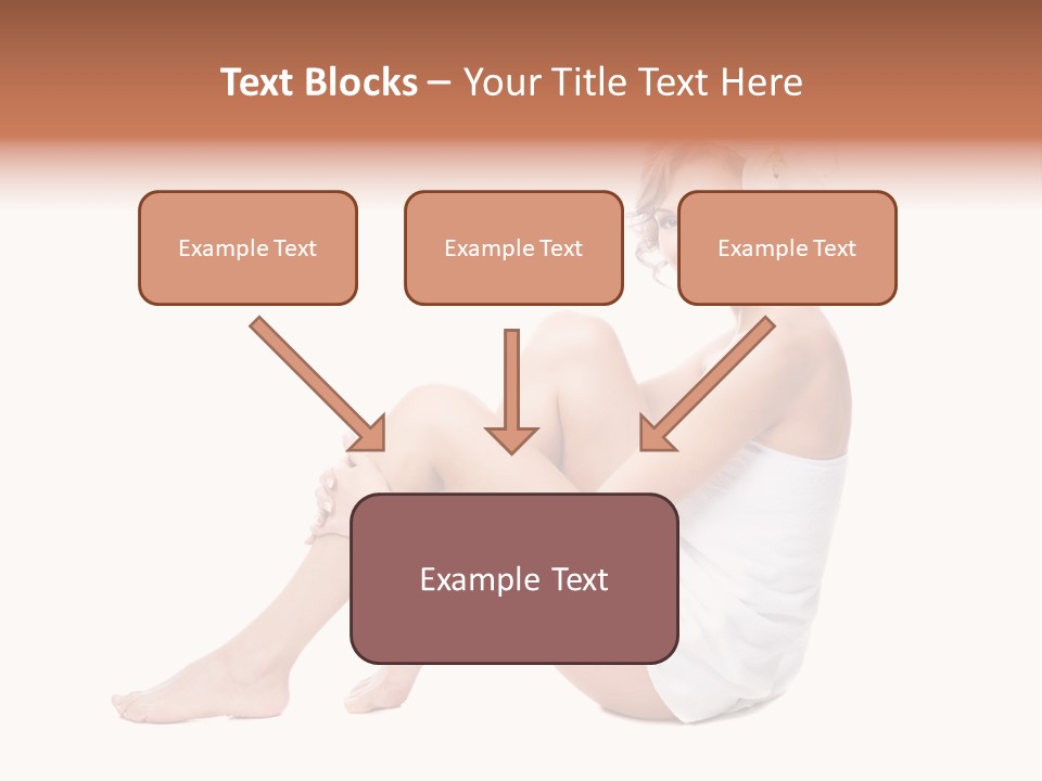 Towel Isolated Sexy PowerPoint Template