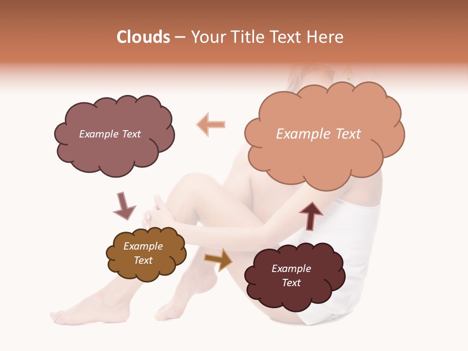 Towel Isolated Sexy PowerPoint Template