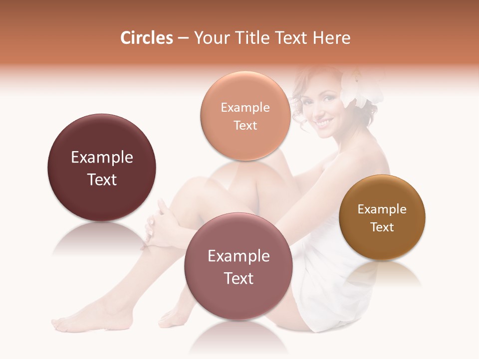 Towel Isolated Sexy PowerPoint Template