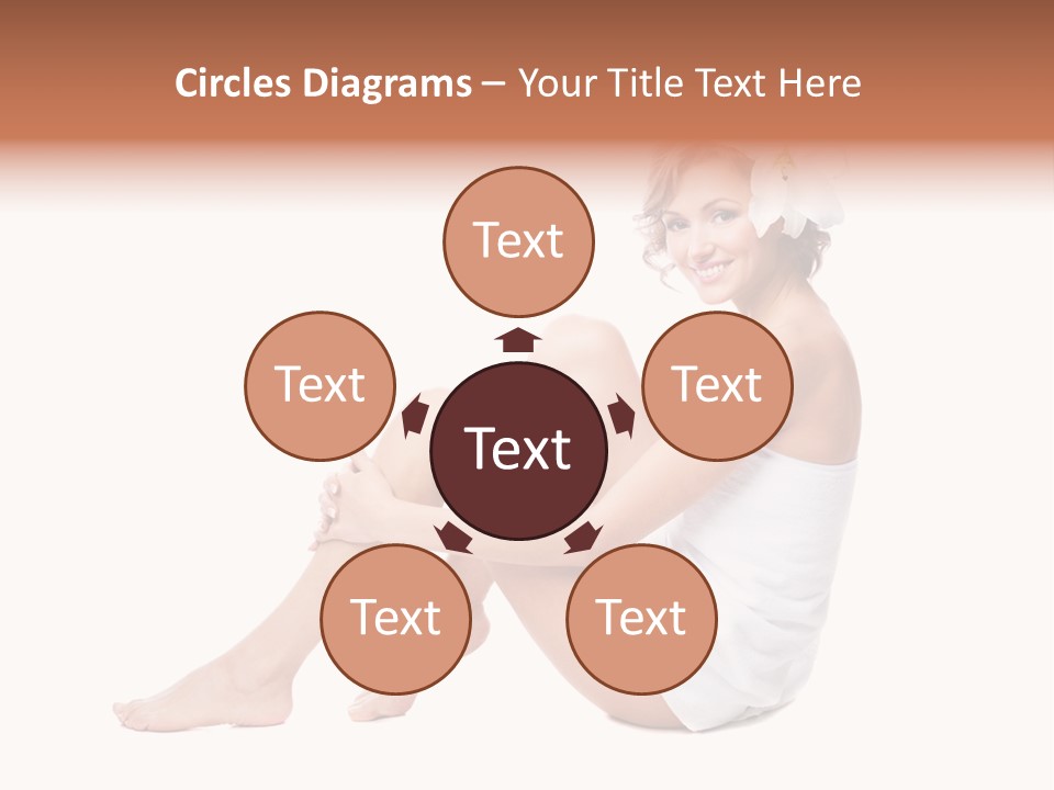 Towel Isolated Sexy PowerPoint Template