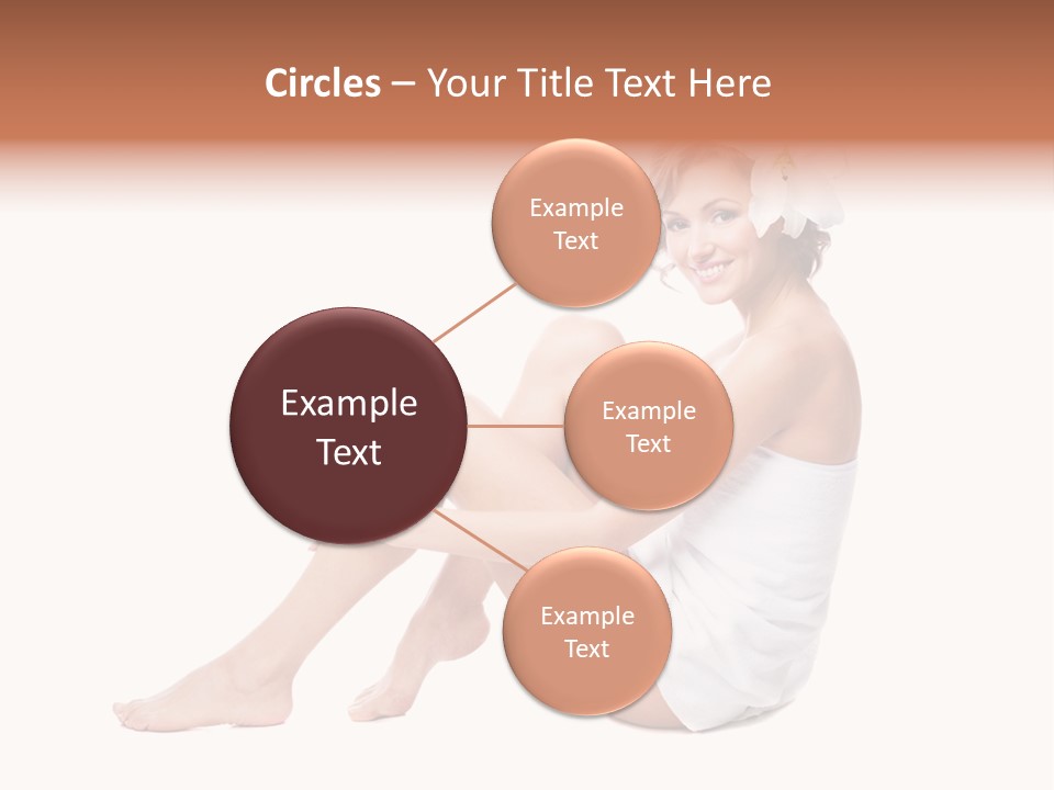 Towel Isolated Sexy PowerPoint Template