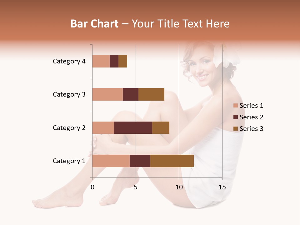 Towel Isolated Sexy PowerPoint Template