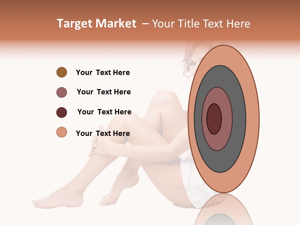 Towel Isolated Sexy PowerPoint Template