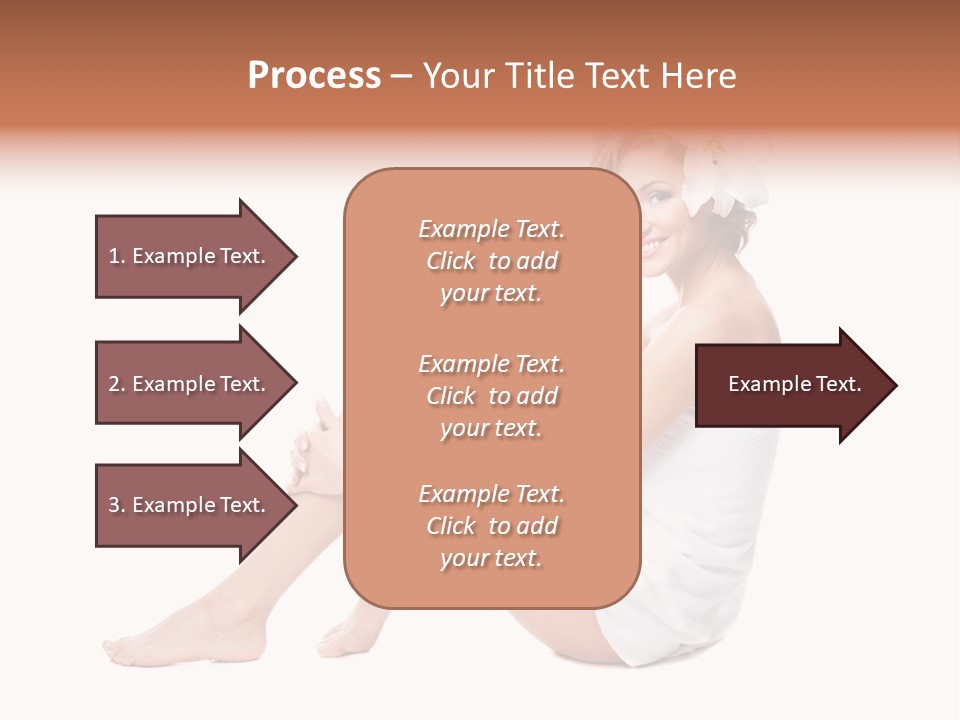 Towel Isolated Sexy PowerPoint Template