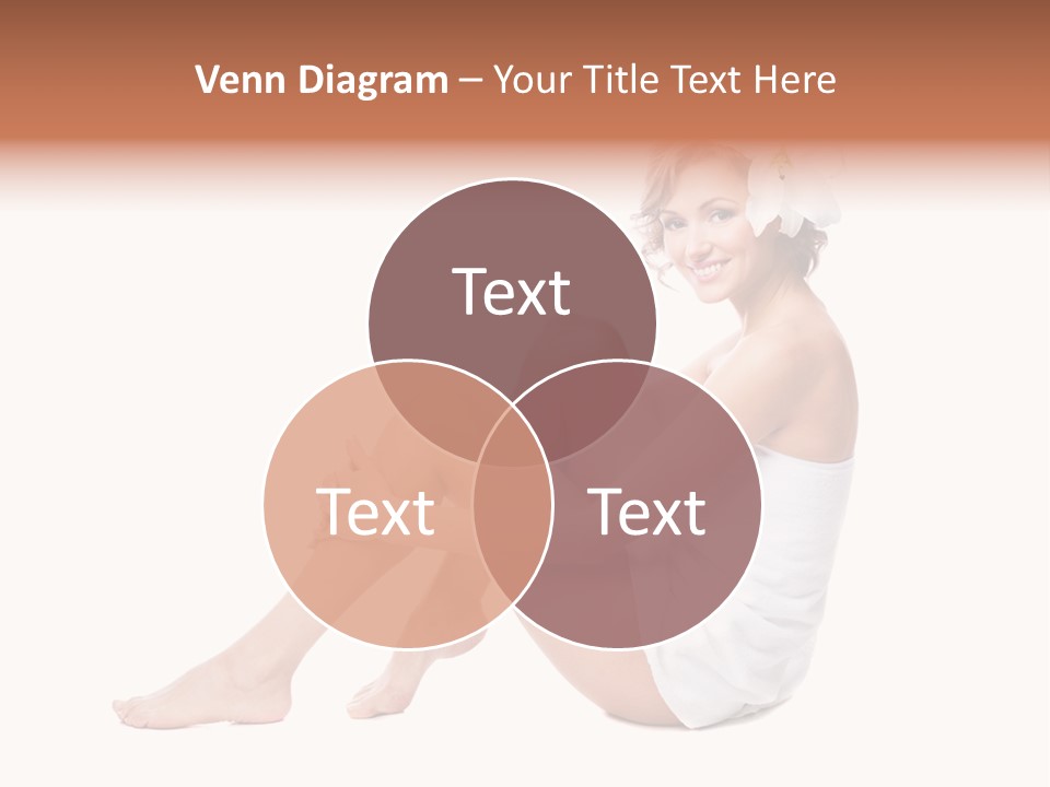 Towel Isolated Sexy PowerPoint Template