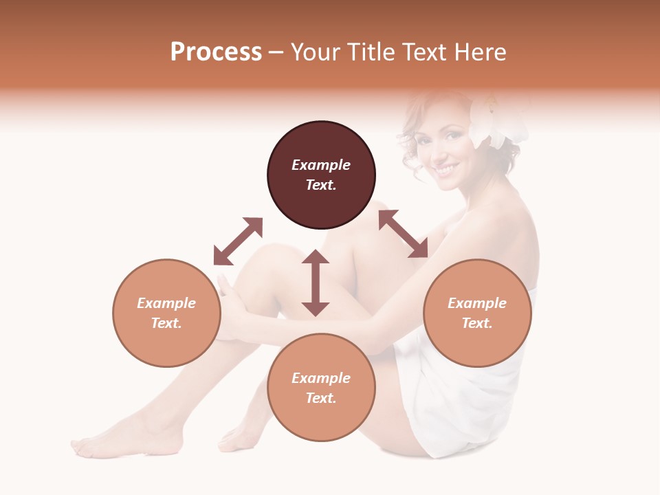 Towel Isolated Sexy PowerPoint Template