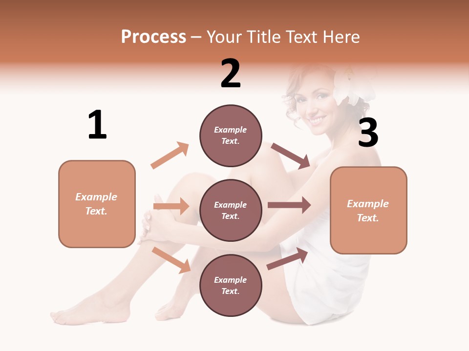 Towel Isolated Sexy PowerPoint Template