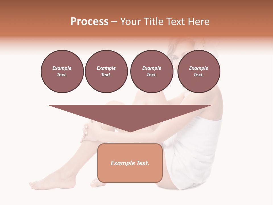 Towel Isolated Sexy PowerPoint Template
