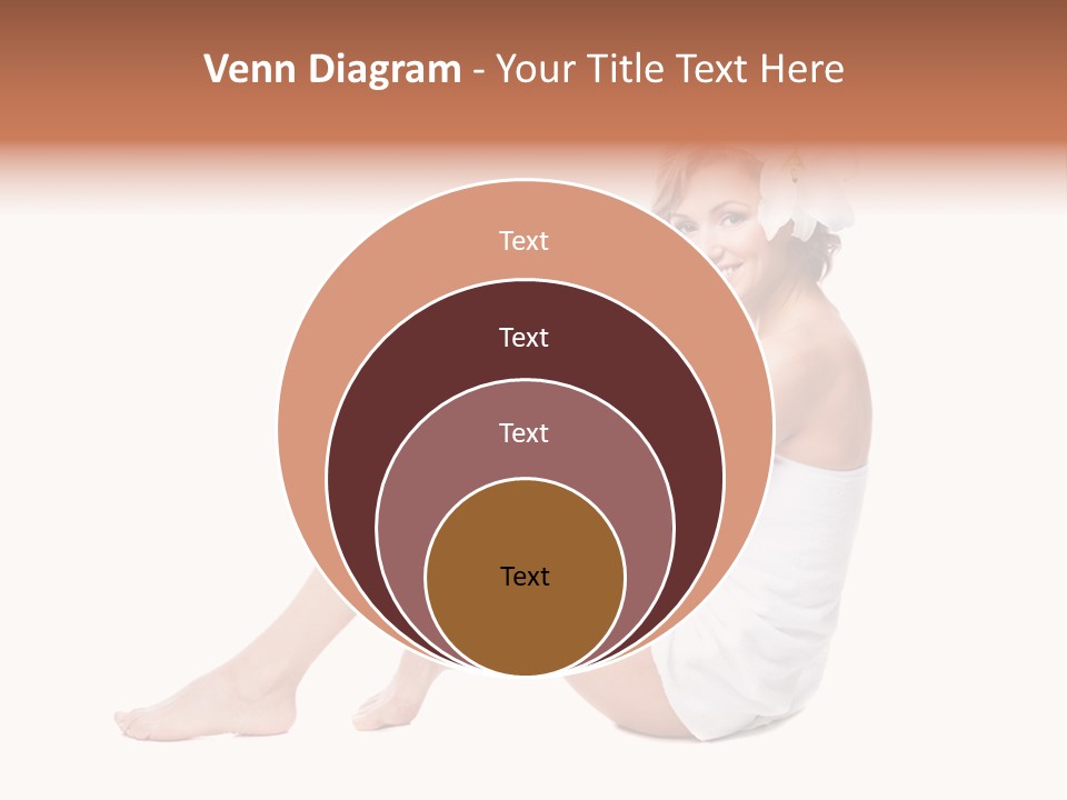 Towel Isolated Sexy PowerPoint Template