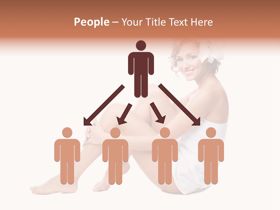 Towel Isolated Sexy PowerPoint Template