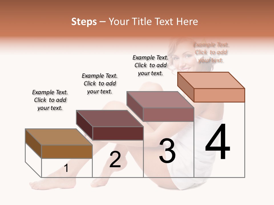 Towel Isolated Sexy PowerPoint Template