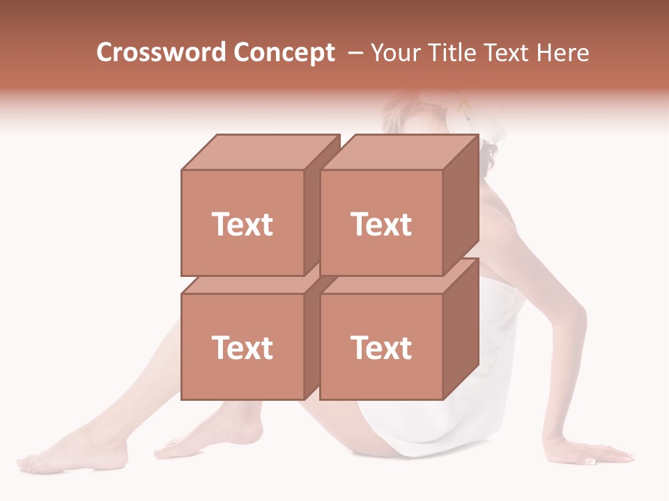 Spa Blond Curly PowerPoint Template