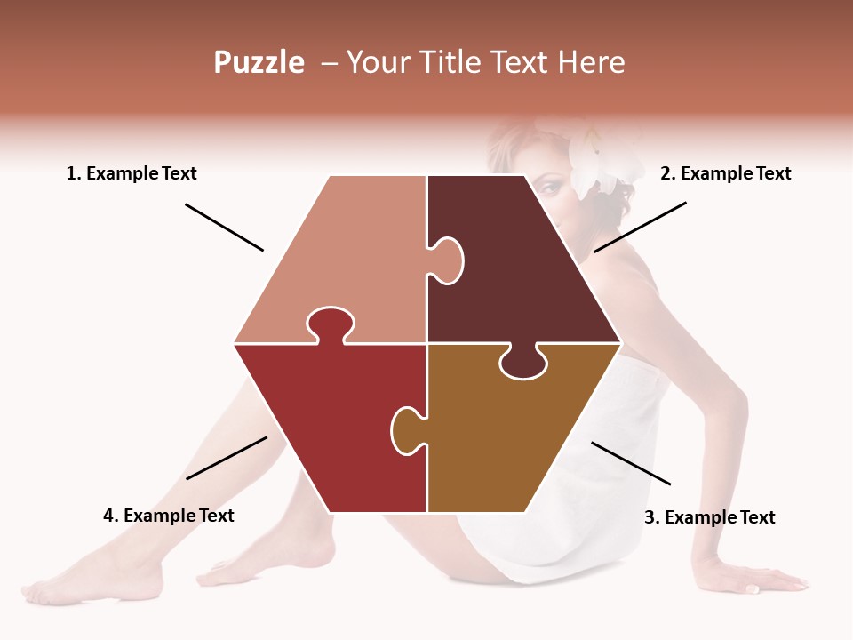 Spa Blond Curly PowerPoint Template