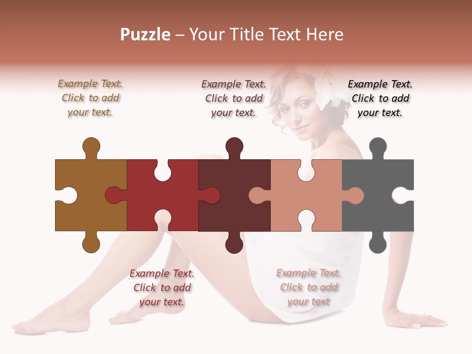 Spa Blond Curly PowerPoint Template